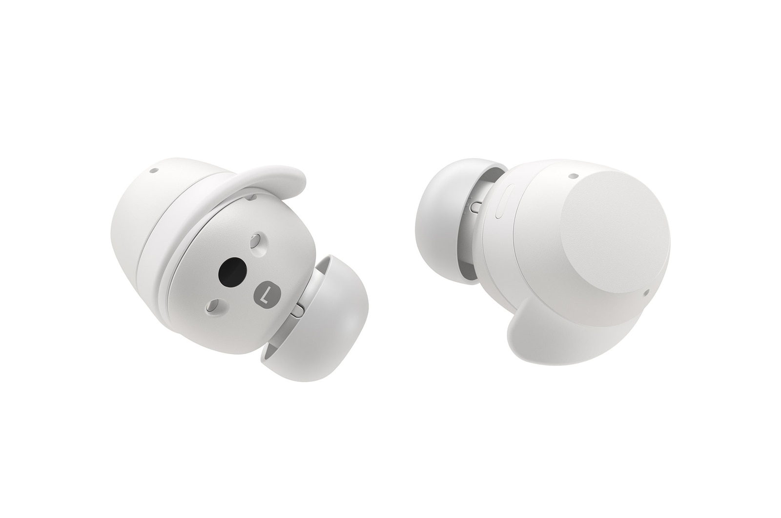 LG xboom Buds von will.i.am | Bluetooth-Ohrh?rer | xboom Signature Sound mit Graphen-Treiber, xboom Buds white
