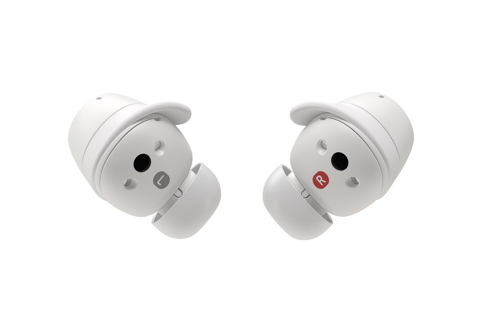 LG xboom Buds von will.i.am | Bluetooth-Ohrh?rer | xboom Signature Sound mit Graphen-Treiber, xboom Buds white