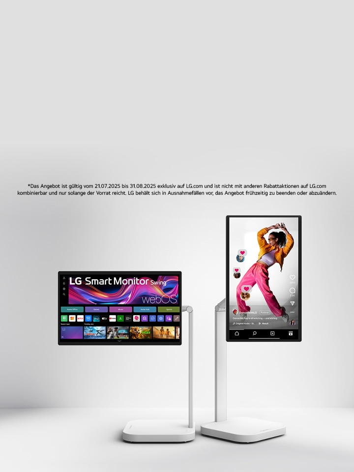 LG Swing Smart Monitor Vorbesteller Aktion