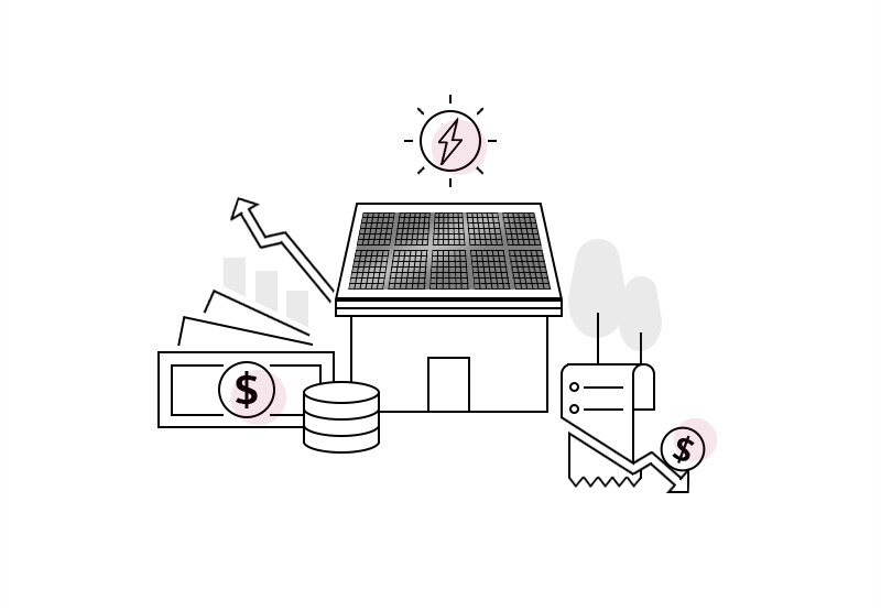 Ein Haushalt mit LG Home Energy Package, der wirtschaftliche Vorteile erf?hrt.