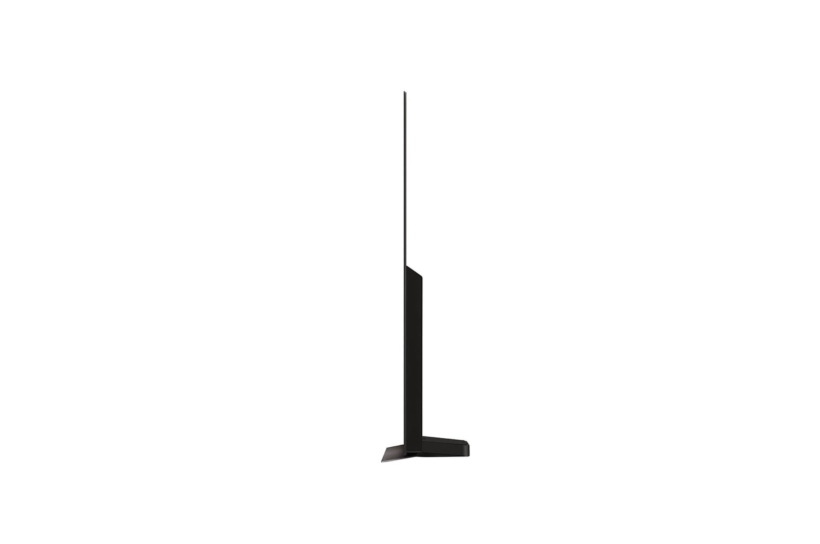 Seitliche Profilansicht des LG OLED evo AI C4 4K Smart TV mit besonders schlankem Geh?use