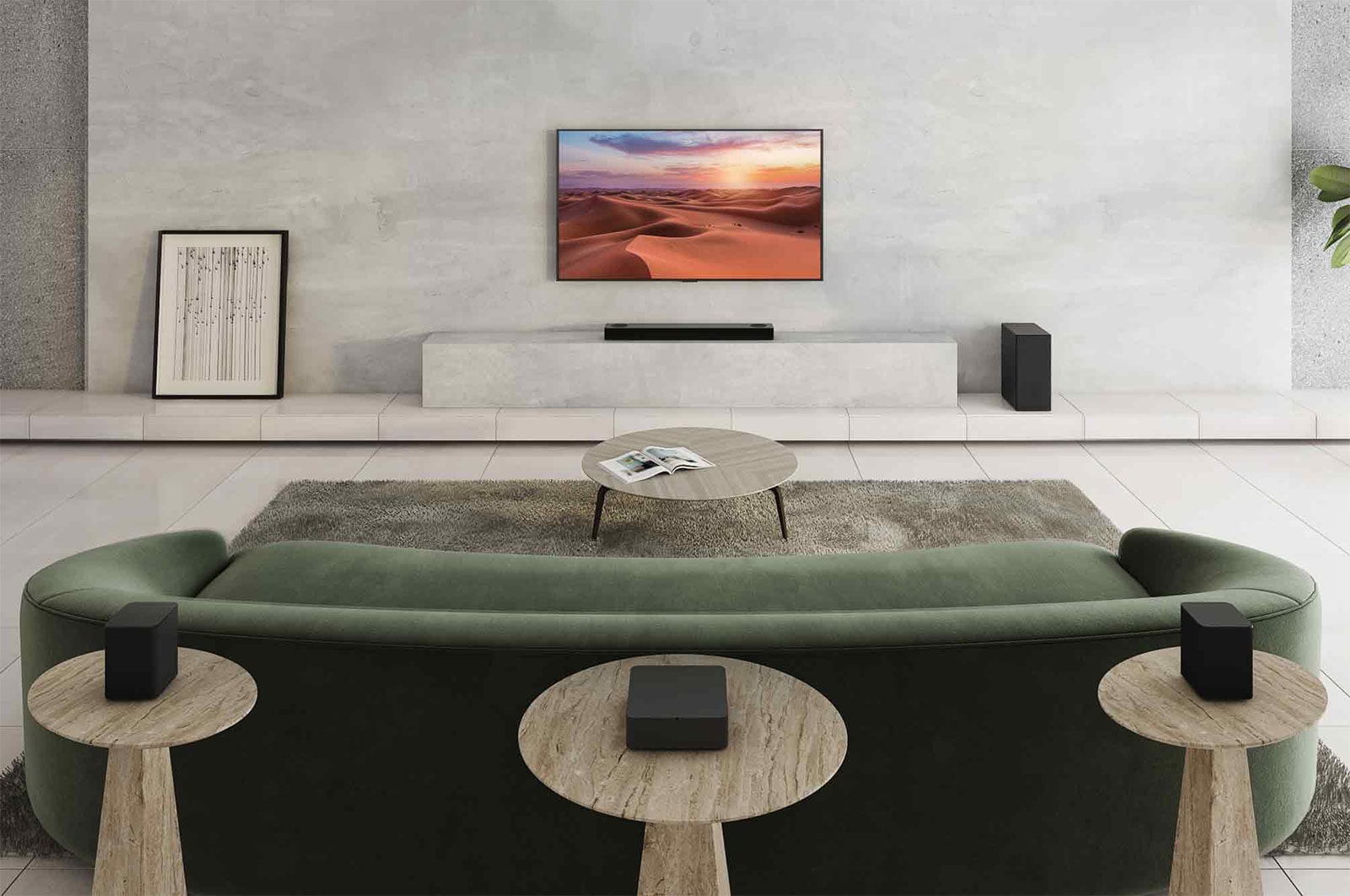 LG 5.1.2 Dolby Atmos?? Soundbar mit 520 Watt | kabelloser Subwoofer, DS75QR