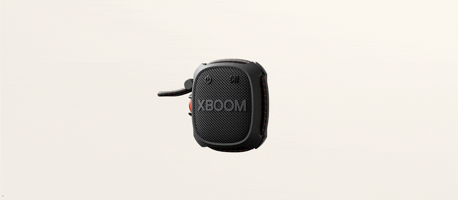Aus dem LG XBOOM Go XG2T kommen leistungsstarke Sound-Grafiken heraus, die die Klangverst?rkung zeigen.
