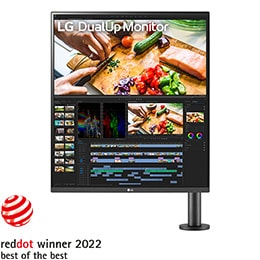 27,6 Zoll Ergo DualUp Monitor mit Nano-IPS und SDQHD-Aufl?sung im innovativen 16:18 Format 28MQ780 