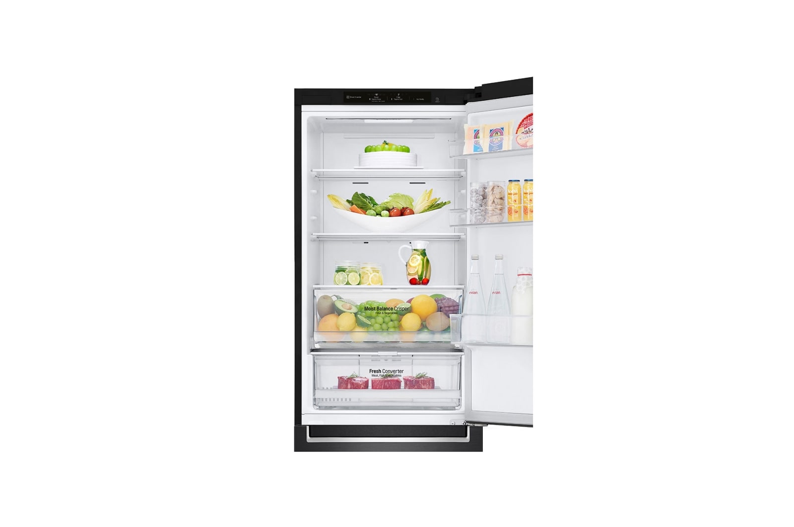 LG Kühl-Gefrierkombination (C, 341L, 186 cm hoch) mit Smart Inverter Compressor? | GBB61MCGCN1, GBB61MCGCN1