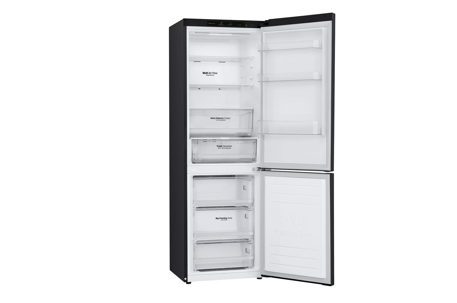LG Kühl-Gefrierkombination (C, 341L, 186 cm hoch) mit Smart Inverter Compressor? | GBB61MCGCN1, GBB61MCGCN1