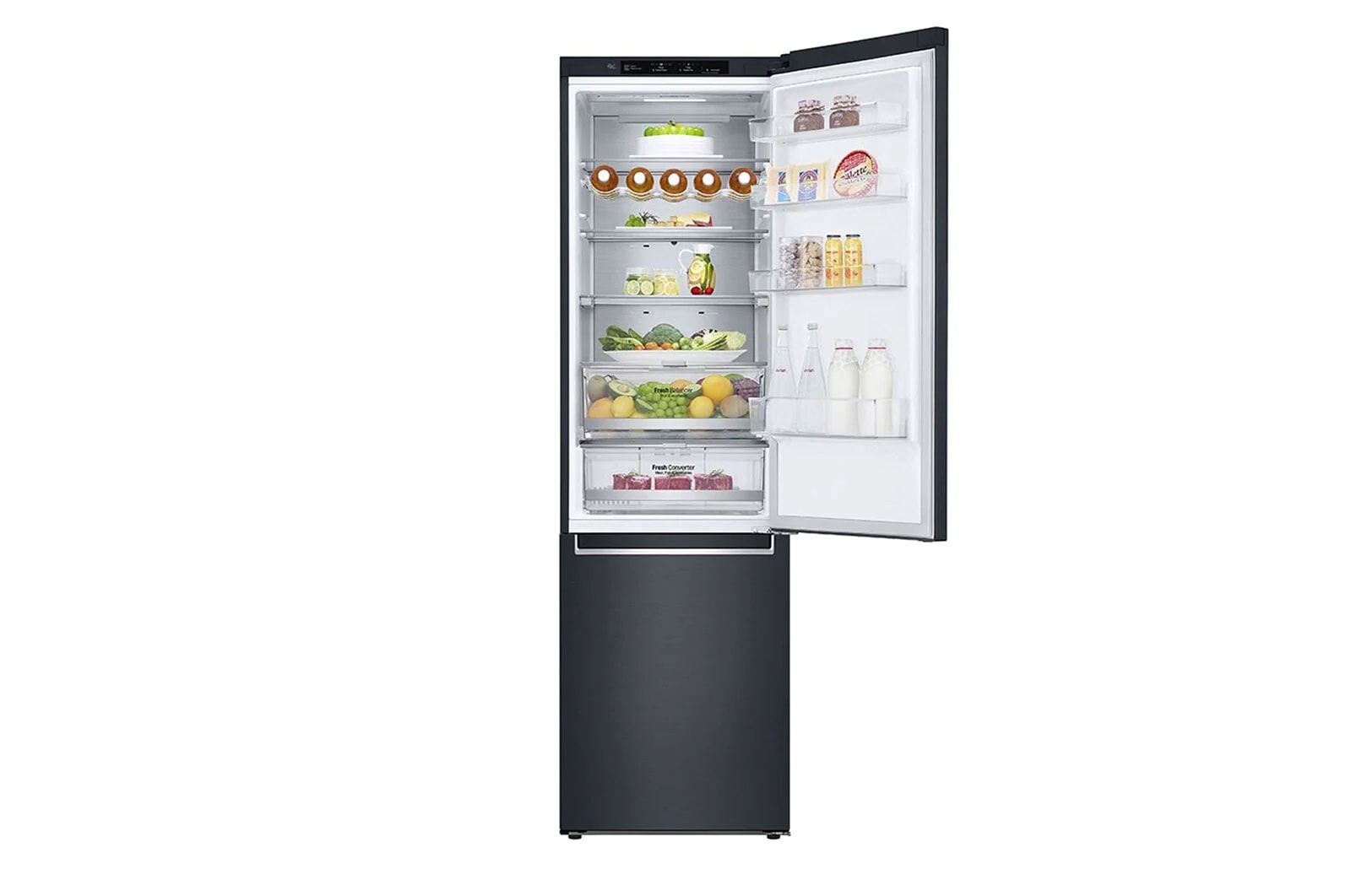 LG Kühl-Gefrierkombination (A, ?384?L, ?203cm hoch)? mit 110 kWh/a & Inverter Linear Compressor?? | ?GBB92MCBAP, GBB92MCBAP
