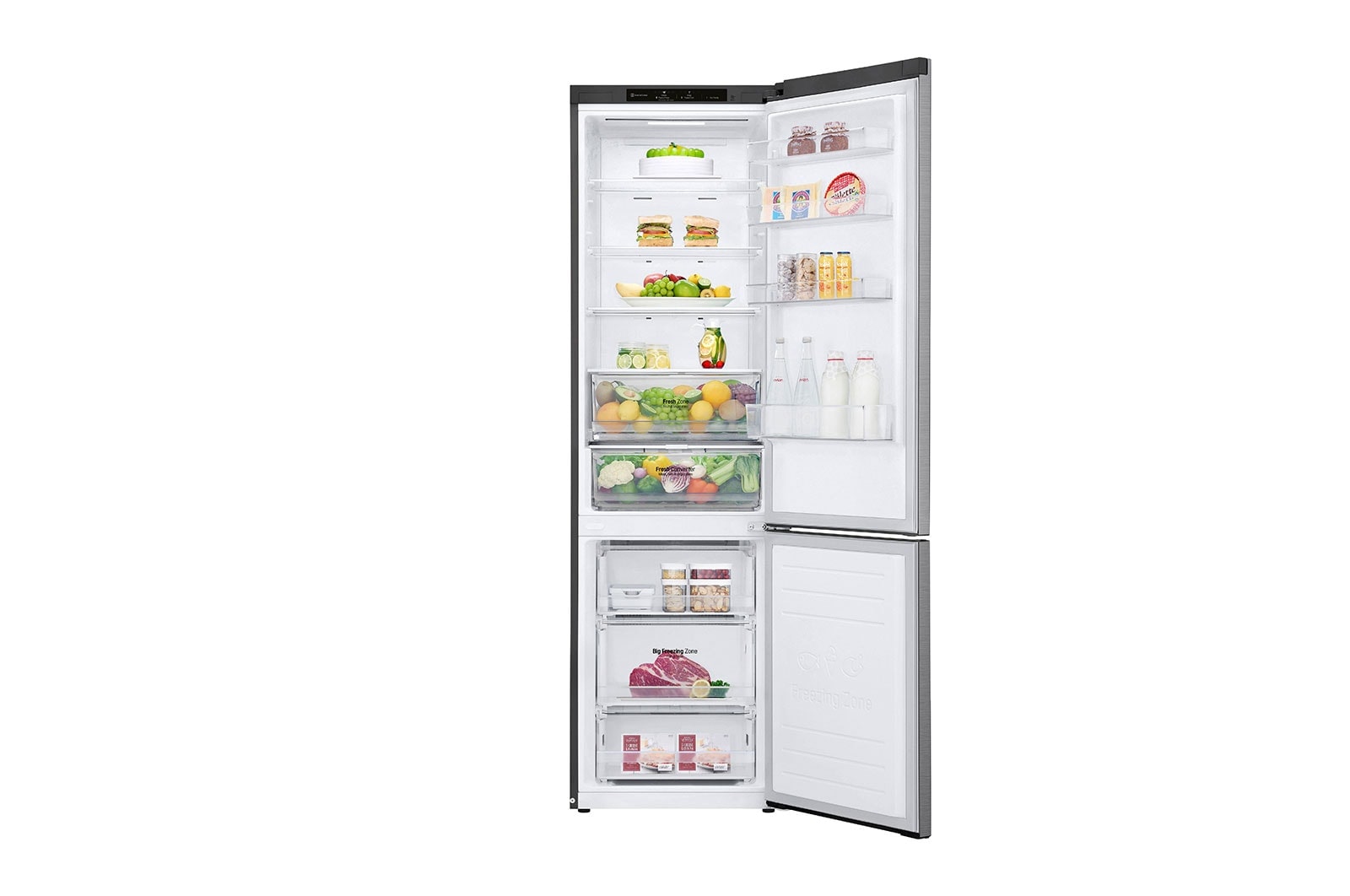 LG Kühl-Gefrierkombination (C, 384L, 203cm hoch) mit Smart Inverter Compressor? | GBP62PZNCN1, GBP62PZNCN1