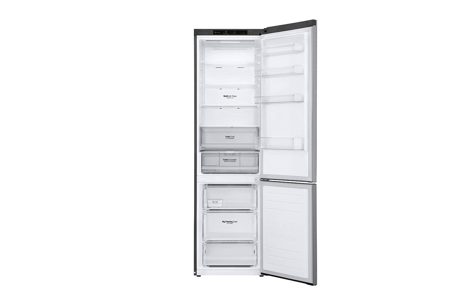 LG Kühl-Gefrierkombination (C, 384L, 203cm hoch) mit Smart Inverter Compressor? | GBP62PZNCN1, GBP62PZNCN1