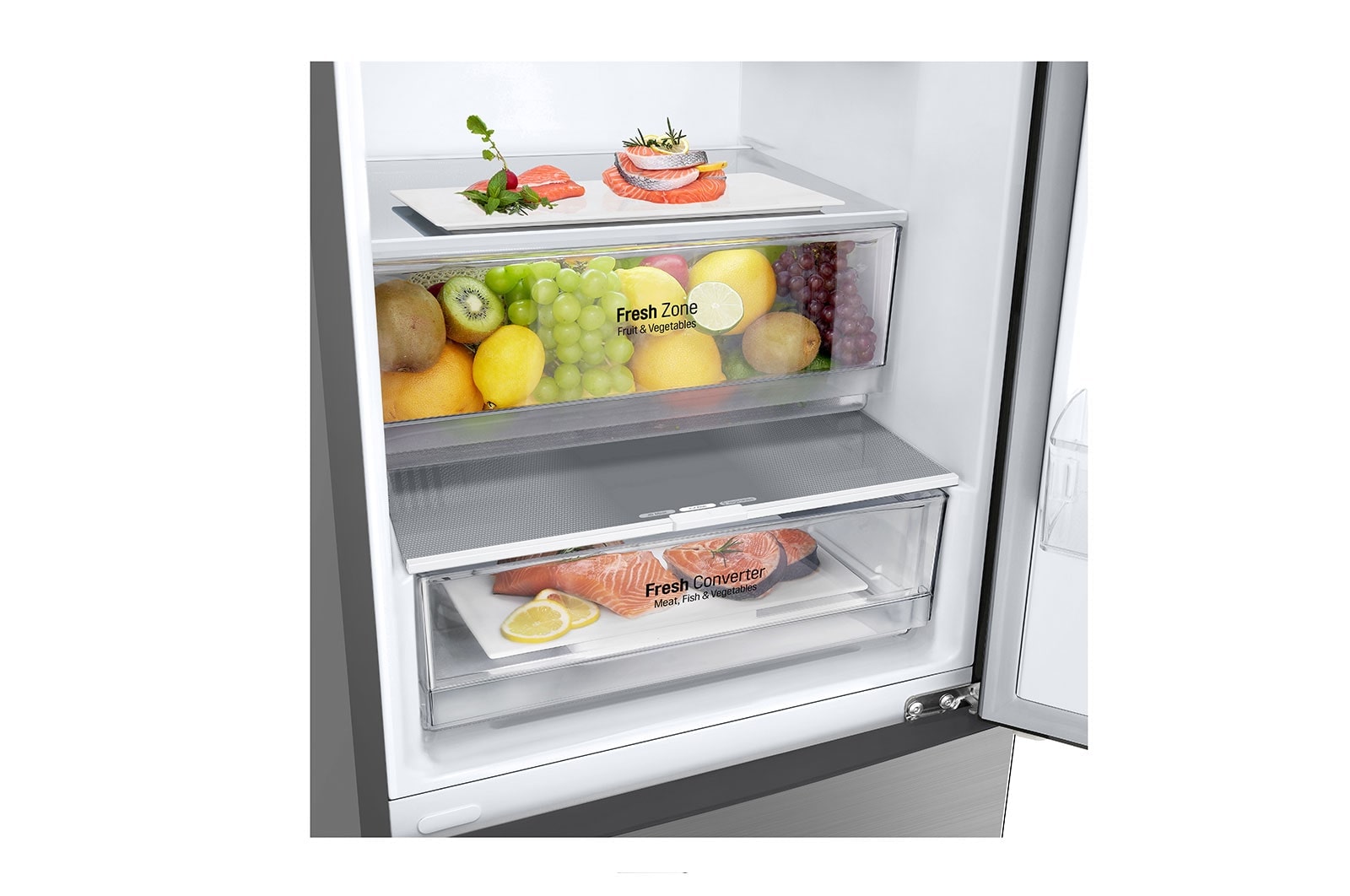 LG Kühl-Gefrierkombination (C, 384L, 203cm hoch) mit Smart Inverter Compressor? | GBP62PZNCN1, GBP62PZNCN1