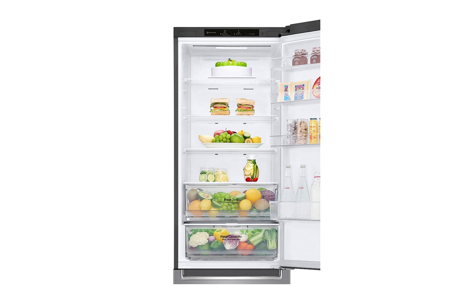 LG Kühl-Gefrierkombination (C, 384L, 203cm hoch) mit Smart Inverter Compressor? | GBP62PZNCN1, GBP62PZNCN1