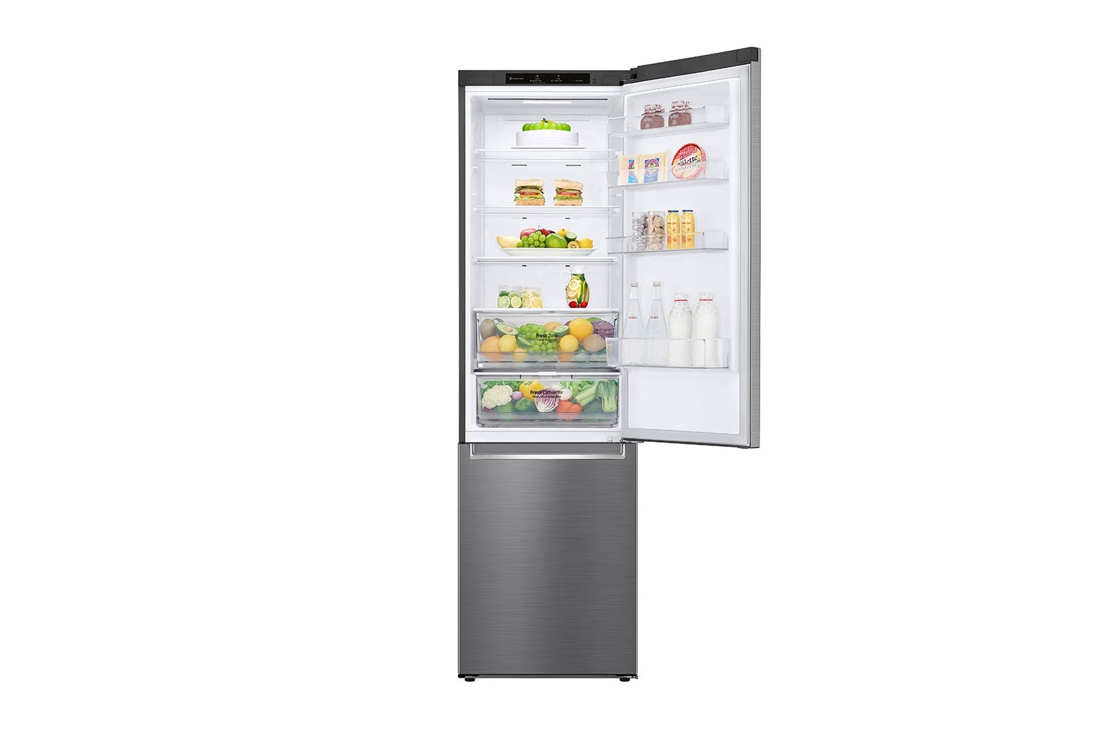 LG Kühl-Gefrierkombination (C, 384L, 203cm hoch) mit Smart Inverter Compressor? | GBP62PZNCN1, GBP62PZNCN1