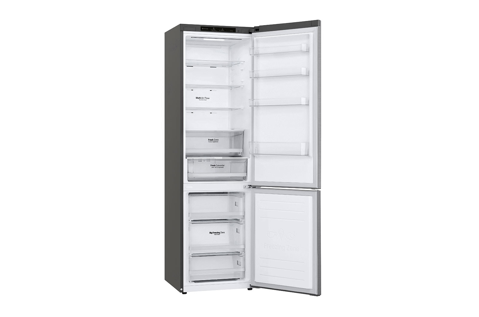 LG Kühl-Gefrierkombination (C, 384L, 203cm hoch) mit Smart Inverter Compressor? | GBP62PZNCN1, GBP62PZNCN1