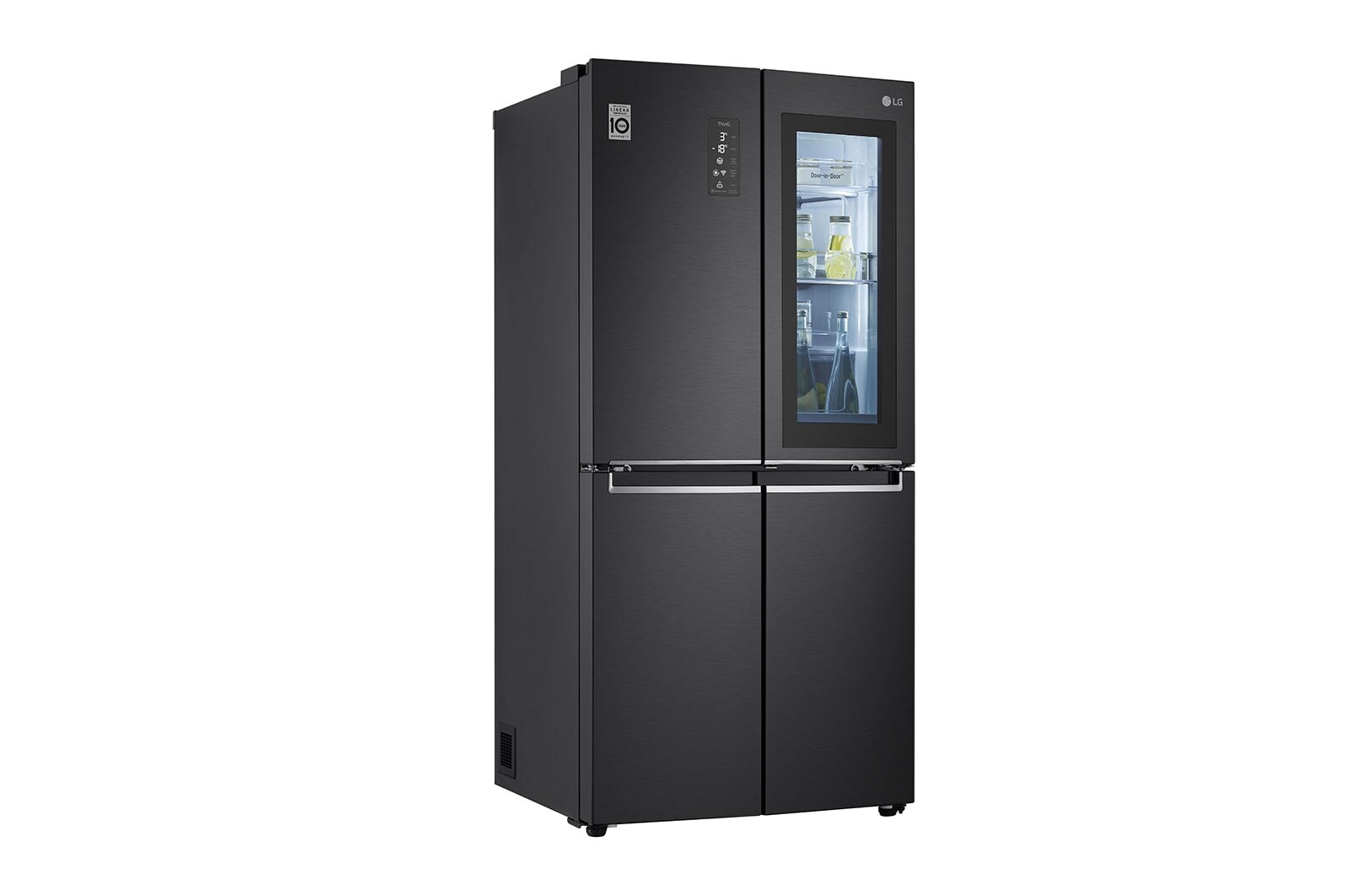 LG Slim Multi-Door Kühlschrank mit InstaView? (E, 530L, 178,7 cm hoch) | GMQ844MC5E, GMQ844MC5E