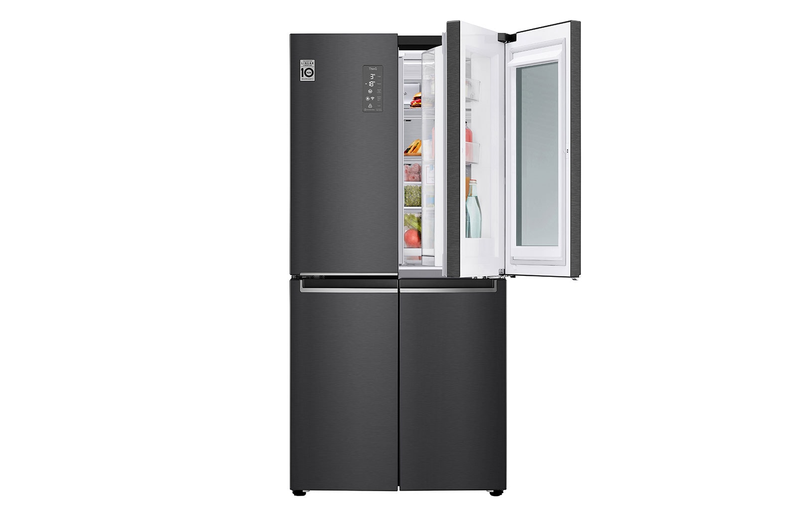 LG Slim Multi-Door Kühlschrank mit InstaView? (E, 530L, 178,7 cm hoch) | GMQ844MC5E, GMQ844MC5E