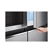 LG Side-by-Side Kühlschrank mit Door-in-Door? (E, 635L, 179cm hoch) mit Eis-, Crushed Ice- und Wasserspender & internem Wassertank | GSJV71PZLE, GSJV71PZLE