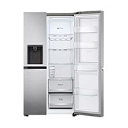 LG Side-by-Side Kühlschrank mit Door-in-Door? (E, 635L, 179cm hoch) mit Eis-, Crushed Ice- und Wasserspender & internem Wassertank | GSJV71PZLE, GSJV71PZLE