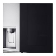 LG Side-by-Side Kühlschrank mit InstaView Door-in-Door? (E, 635L, 179cm hoch) mit Eis-, Crushed Ice- und Wasserspender & Festwasseranschluss | GSXV90BSAE, GSXV90BSAE