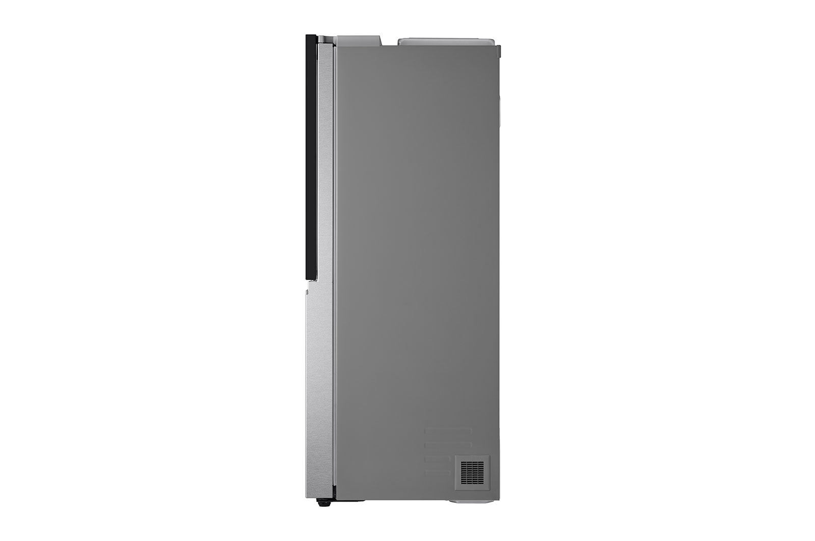 LG Side-by-Side Kühlschrank mit InstaView Door-in-Door? (D, 628L, 179cm hoch) mit Eis-, Crushed Ice- und Wasserspender & Festwasseranschluss | GSXE90MBDD, GSXE90MBDD