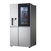 LG Side-by-Side Kühlschrank mit InstaView Door-in-Door? (D, 628L, 179cm hoch) mit Eis-, Crushed Ice- und Wasserspender & Festwasseranschluss | GSXE90MBDD, GSXE90MBDD