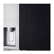 LG Side-by-Side Kühlschrank mit InstaView Door-in-Door? (D, 628L, 179cm hoch) mit Eis-, Crushed Ice- und Wasserspender & Festwasseranschluss | GSXE90MBDD, GSXE90MBDD