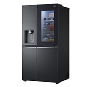 LG Side-by-Side Kühlschrank mit InstaView Door-in-Door? (E, 635L, 179cm hoch) mit Eis-, Crushed Ice- und Wasserspender & Festwasseranschluss | GSXV90MCAE, GSXV90MCAE