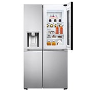 LG Side-by-Side Kühlschrank mit InstaView Door-in-Door? (E, 635L, 179cm hoch) mit Eis-, Crushed Ice- und Wasserspender & internem Wassertank | GSXV91BSAE , GSXV91BSAE