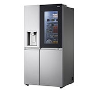 LG Side-by-Side Kühlschrank mit InstaView Door-in-Door? (E, 635L, 179cm hoch) mit Eis-, Crushed Ice- und Wasserspender & internem Wassertank | GSXV91BSAE , GSXV91BSAE