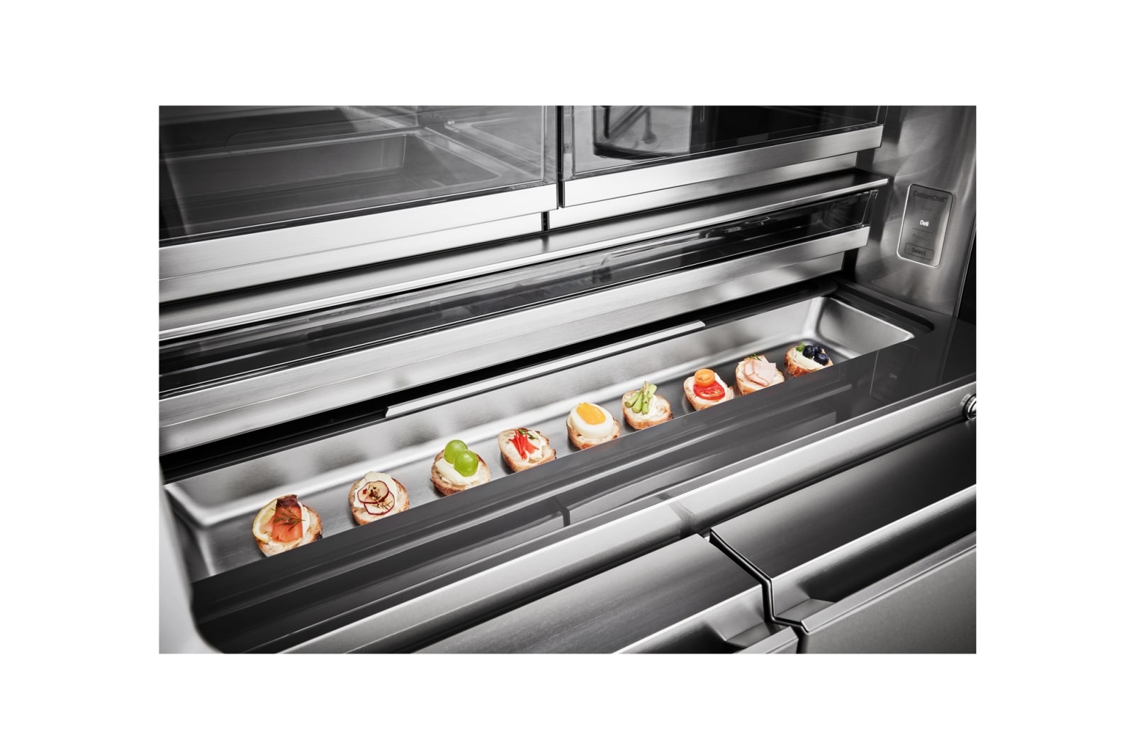 LG SIGNATURE InstaView Door-in-Door? Kühlschrank (F, 643L, 179cm hoch) | LSR100, LSR100