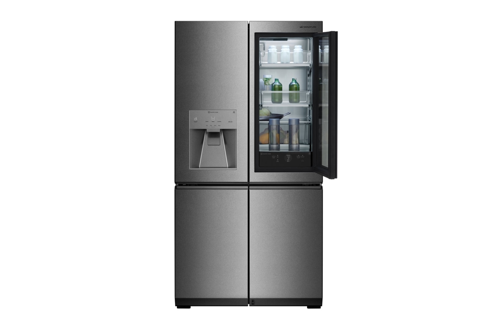 LG SIGNATURE InstaView Door-in-Door? Kühlschrank (F, 643L, 179cm hoch) | LSR100, LSR100