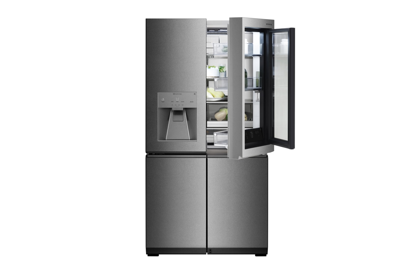 LG SIGNATURE InstaView Door-in-Door? Kühlschrank (F, 643L, 179cm hoch) | LSR100, LSR100