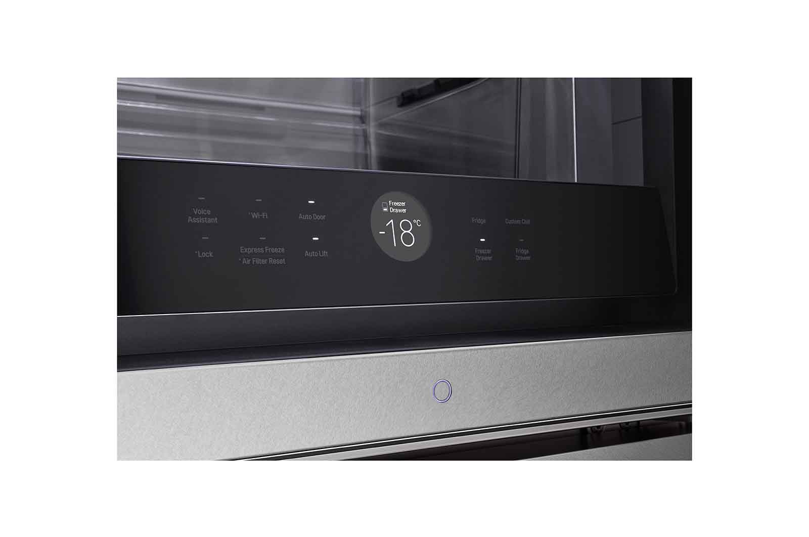 LG SIGNATURE Kühl-Gefrierkombination mit InstaView Door-in-Door?  | 435 Liter Kapazit?t  | ??Energieeffizienzklasse ?F? | Edelstahl mit Textured Steel?-Finish | LSR200B, LSR200B