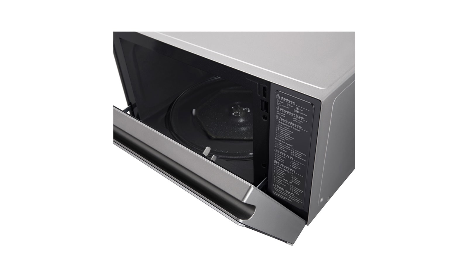 LG Hei?luft-Mikrowelle Edelstahl (39L, 1350 Watt) mit Hei?luftfunktion, Quarzgrill & EasyClean | MJ3965ACS, MJ3965ACS