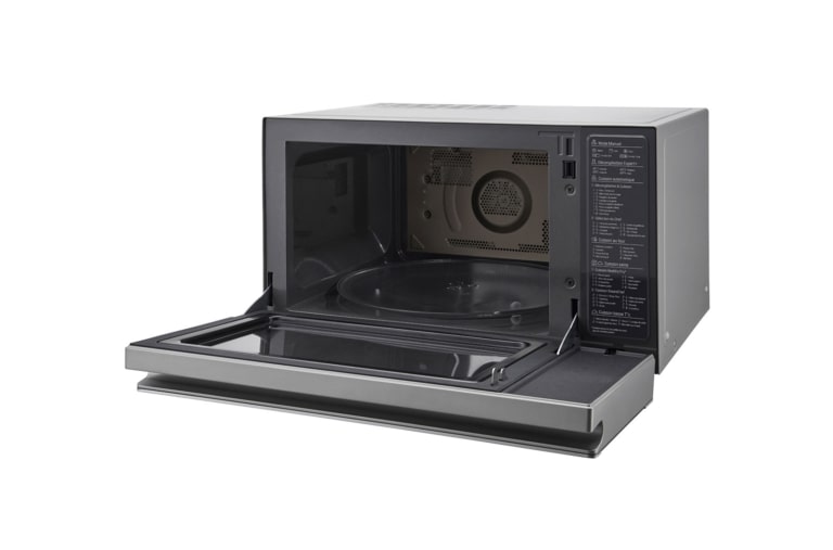 LG Hei?luft-Mikrowelle Edelstahl (39L, 1350 Watt) mit Hei?luftfunktion, Quarzgrill & EasyClean | MJ3965ACS, MJ3965ACS