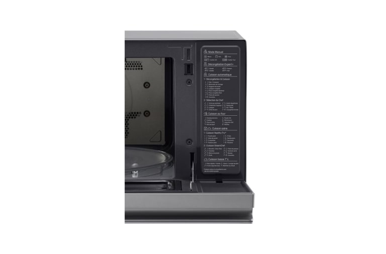 LG Hei?luft-Mikrowelle Edelstahl (39L, 1350 Watt) mit Hei?luftfunktion, Quarzgrill & EasyClean | MJ3965ACS, MJ3965ACS