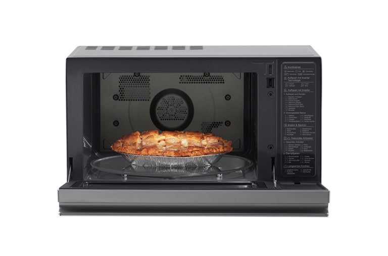LG Hei?luft-Mikrowelle Edelstahl (39L, 1350 Watt) mit Hei?luftfunktion, Quarzgrill & EasyClean | MJ3965ACS, MJ3965ACS