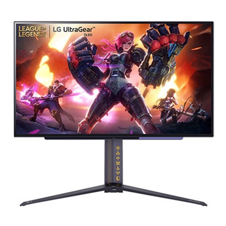 LG 27 Zoll UltraGear? QHD 240Hz OLED League of Legends Edition Gaming Monitor mit 0,03 ms (GtG) Reaktionszeit
