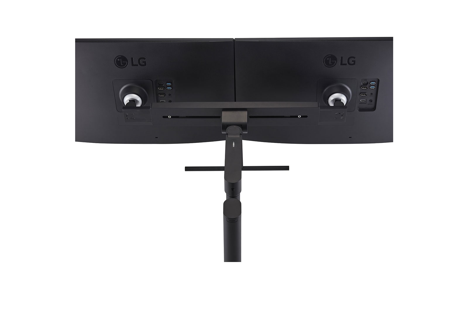 LG Ergo-Dual-QHD-Monitor 27 Zoll und Daisy Chain, 27QP88D-B