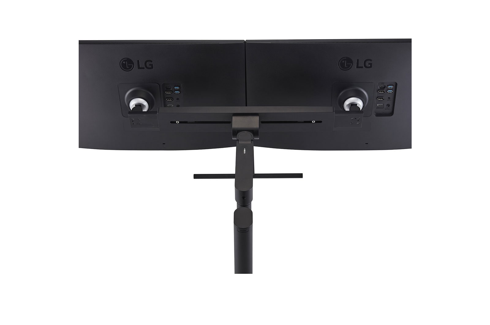 LG Ergo-Dual-QHD-Monitor 27 Zoll und Daisy Chain, 27QP88DP-BS