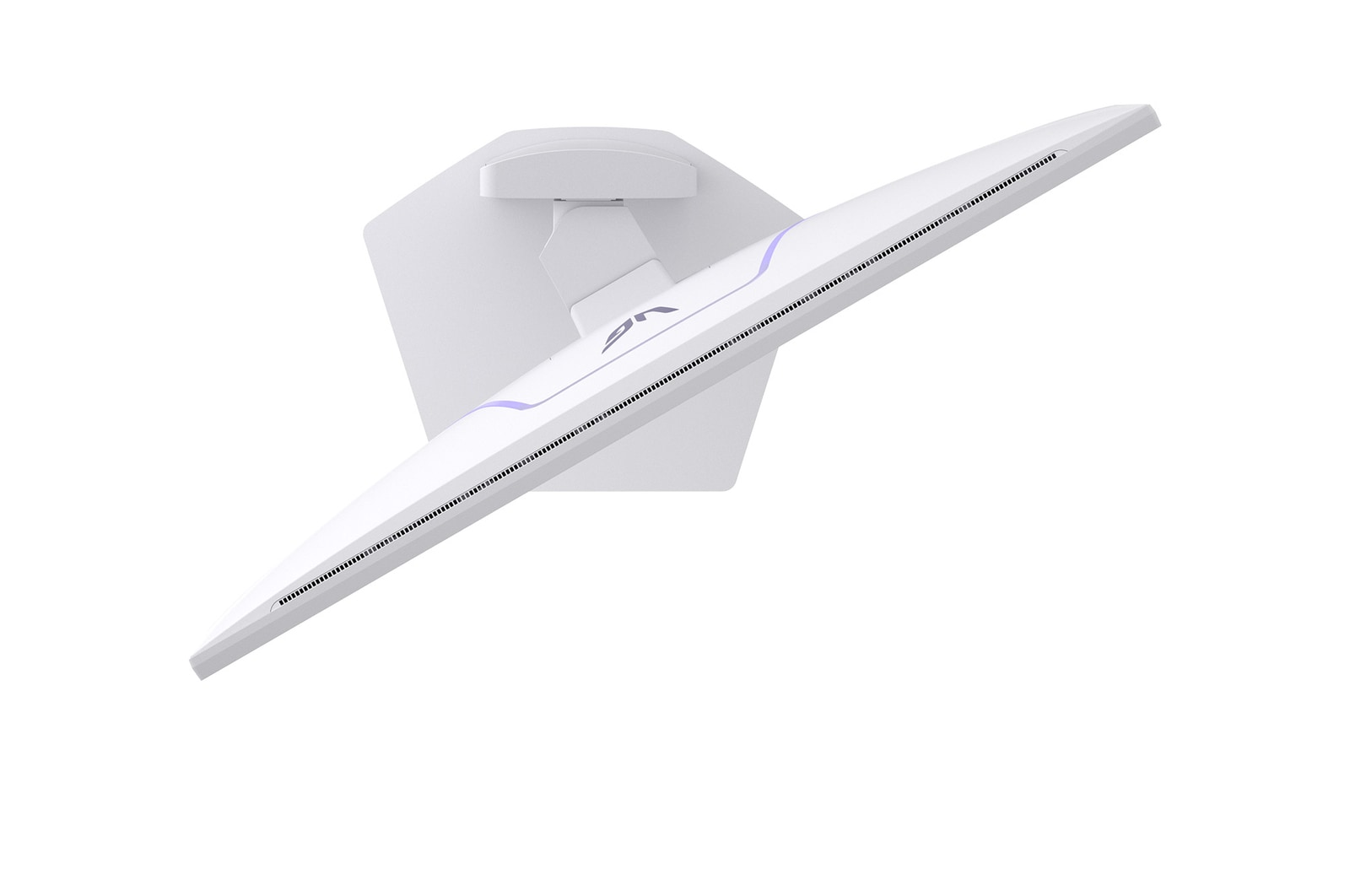 Draufsicht auf -30?Grad drehbaren Monitor