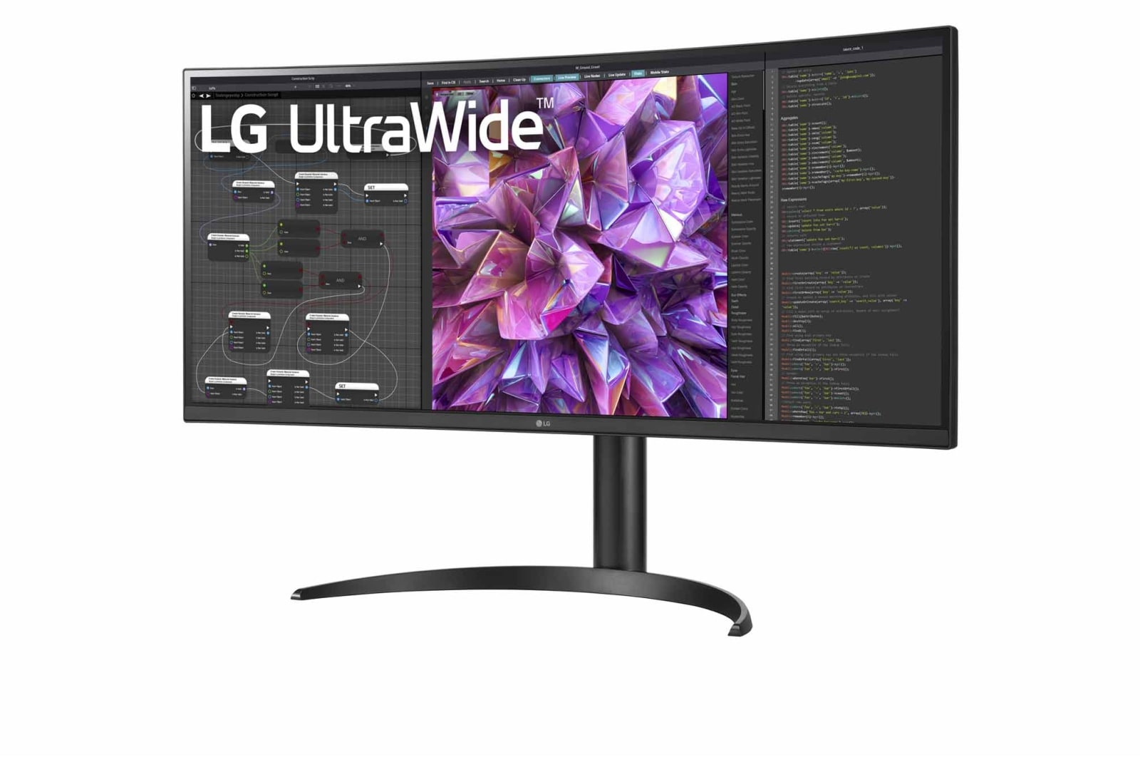 LG Curved 21:9-UltraWide?-Monitor mit 34 Zoll und QHD (3.440 x 1.440), 34WQ75X-B