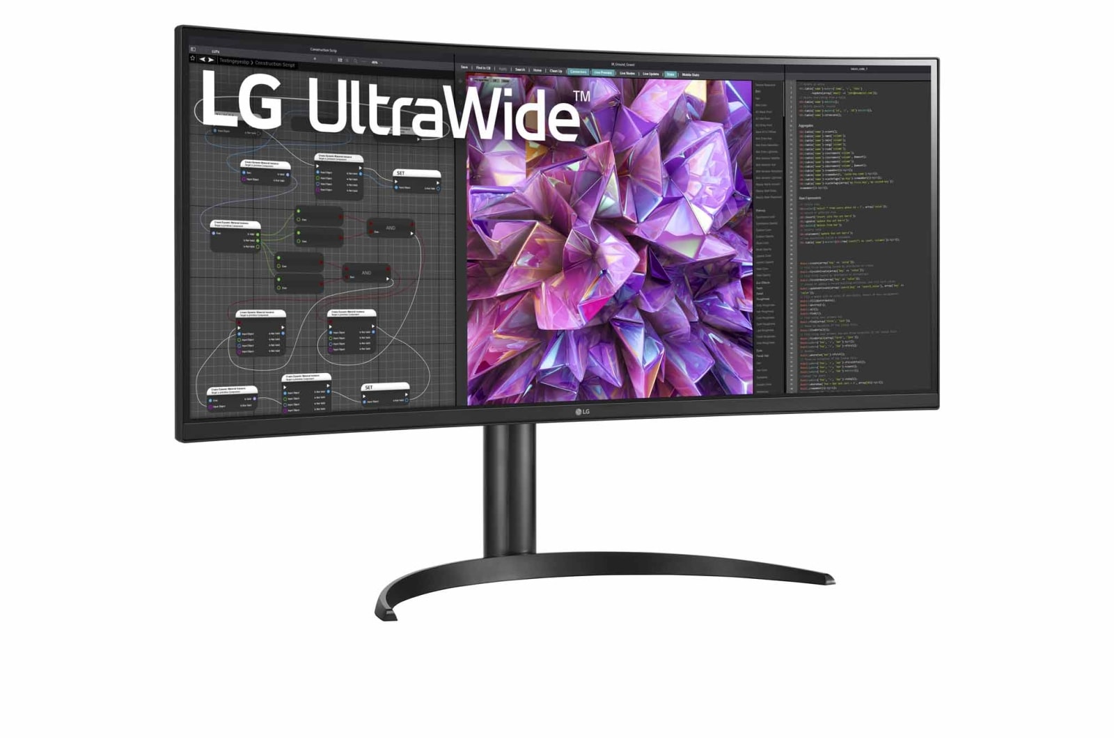 LG Curved 21:9-UltraWide?-Monitor mit 34 Zoll und QHD (3.440 x 1.440), 34WQ75X-B