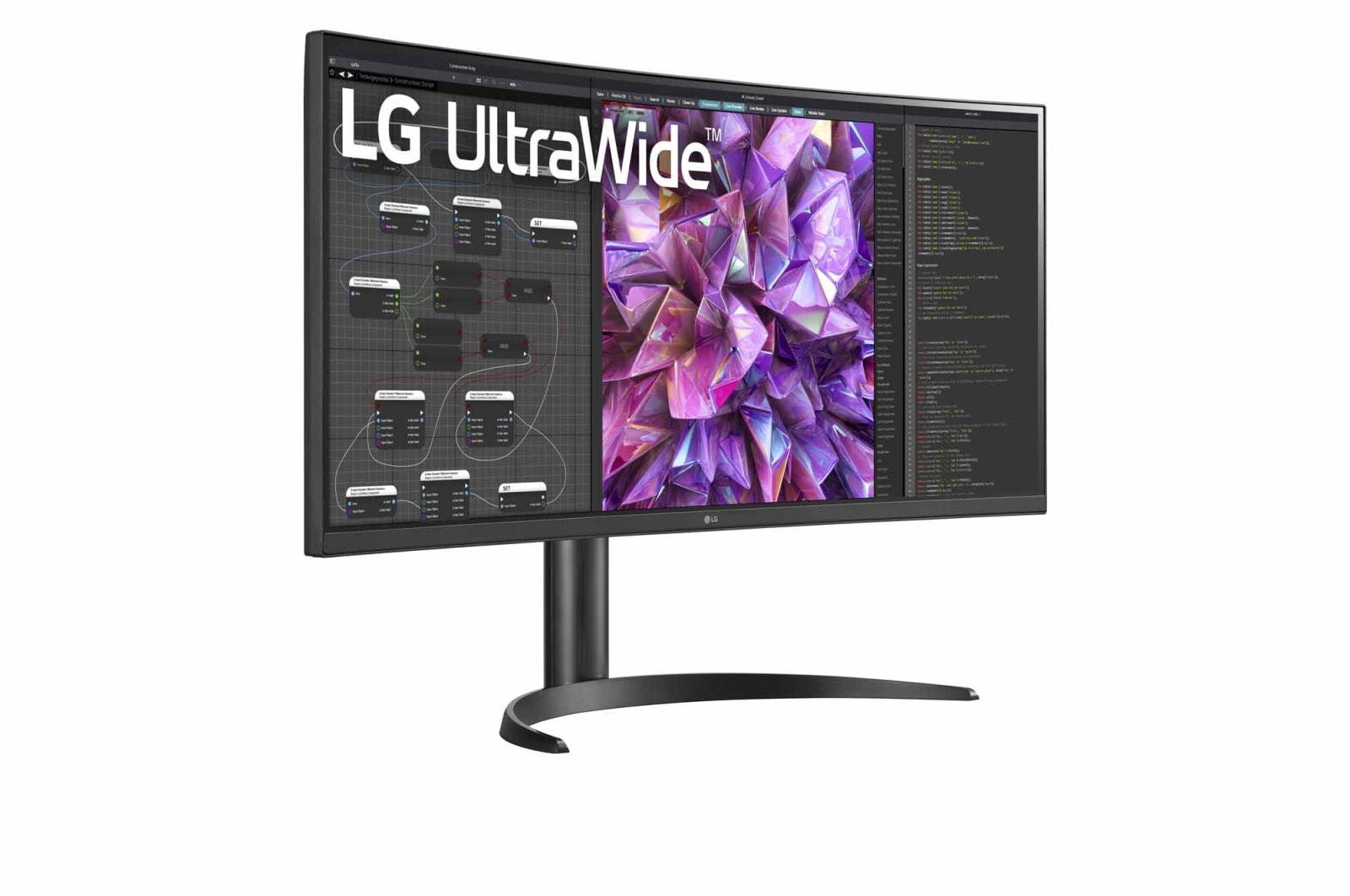 LG Curved 21:9-UltraWide?-Monitor mit 34 Zoll und QHD (3.440 x 1.440), 34WQ75X-B