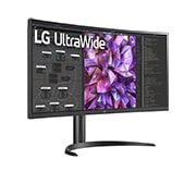 LG Curved 21:9-UltraWide?-Monitor mit 34 Zoll und QHD (3.440 x 1.440), 34WQ75X-B