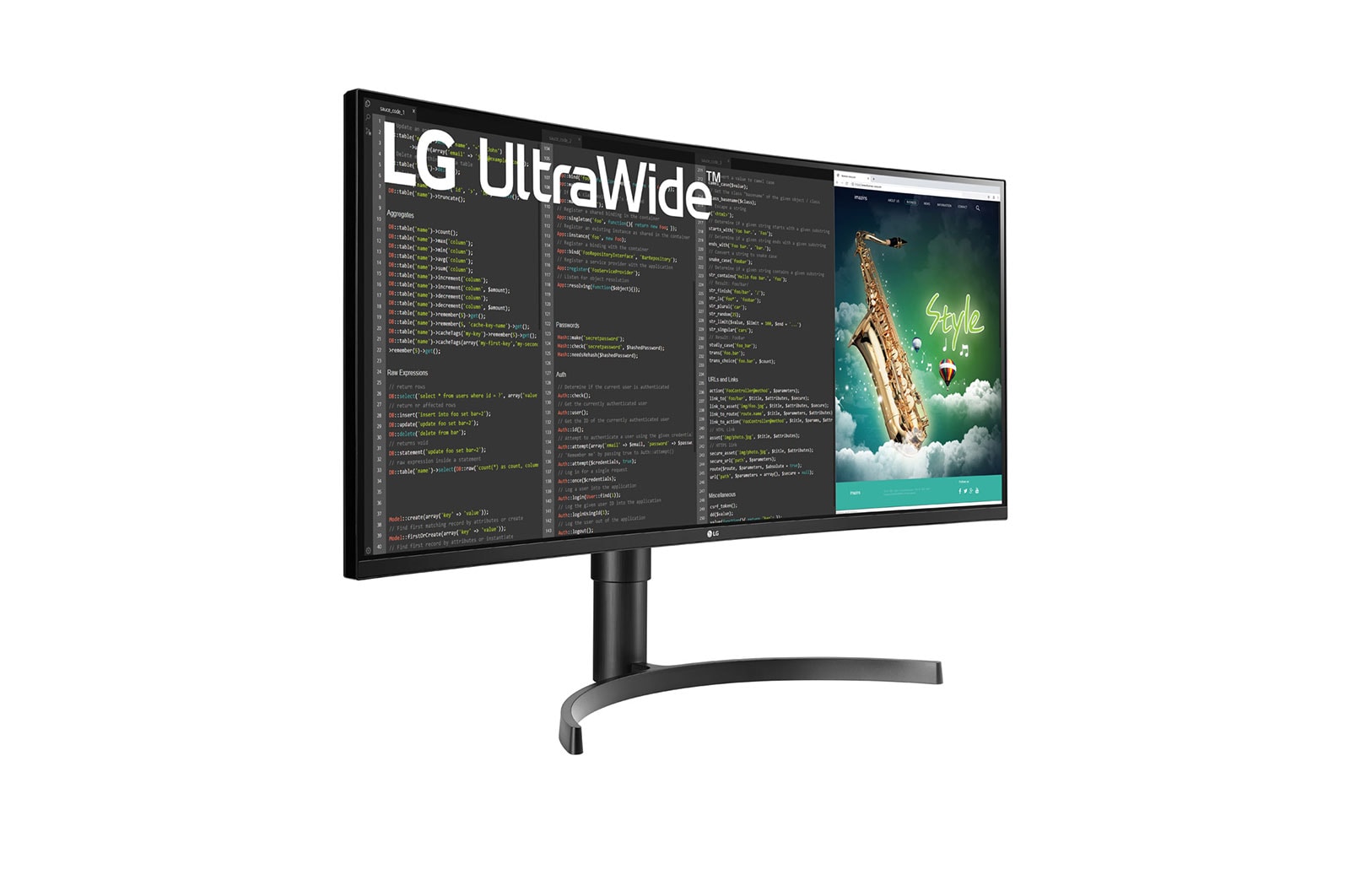 LG  Curved UltraWide? QHD Monitor mit HDR 10 und AMD FreeSync?, 35WN73A-B