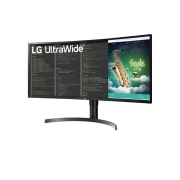 LG 35 Zoll Curved UltraWide?Monitor mit QHD-Aufl?sung und HDR10, 35WN75CP-B