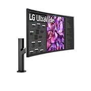 LG 37,5 Zoll Curved UltraWide? Ergo Monitor mit IPS und QHD+ Aufl?sung, 38WQ88C-W