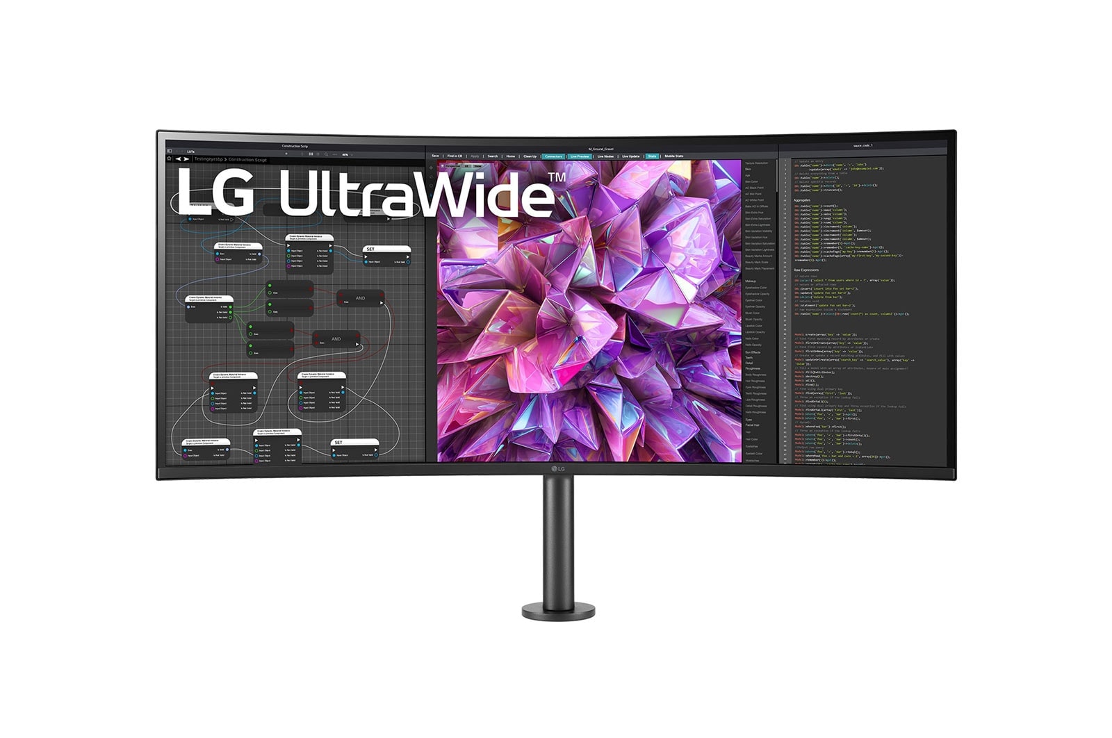 LG 37,5 Zoll Curved UltraWide? Ergo Monitor mit IPS und QHD+ Aufl?sung, 38WQ88C-W