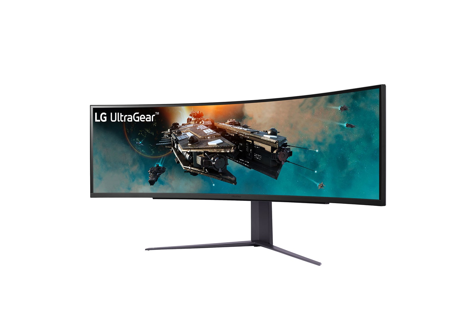 LG UltraGear? 49 Zoll 240Hz Curved Gaming Monitor mit 1ms, DQHD, HDR 1000, FreeSync Premium Pro, 49GR85DC-B