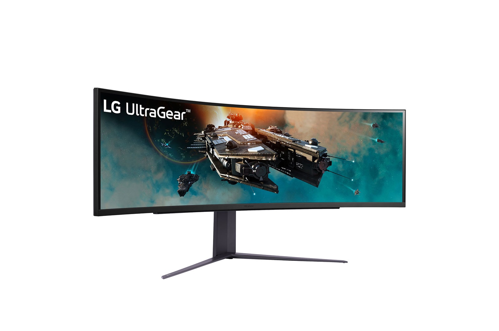 LG UltraGear? 49 Zoll 240Hz Curved Gaming Monitor mit 1ms, DQHD, HDR 1000, FreeSync Premium Pro, 49GR85DC-B